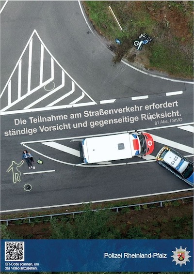 Symbol Verkehr Motorradsicherheit